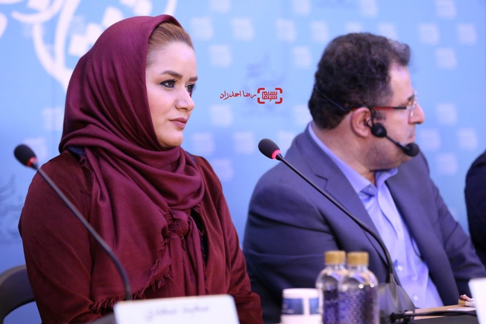 مریم دوستی در نشست «دریاچه ماهی» در سی و پنجمین جشنواره فیلم فجر